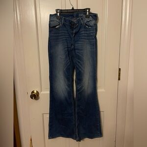 NY&CO Dark Blue Flare Women's Jeans